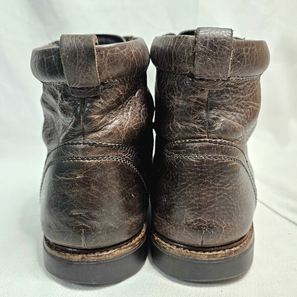 Wolverine 1883 Brown Leather Moc Toe Chukka Boots Shoes W05195 Men's Size 7.5M - Picture 4 of 12